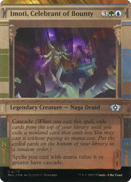 Imoti, célébrant de l'Abondance, carte Magic MUL 173 — extension Multiverse Legends