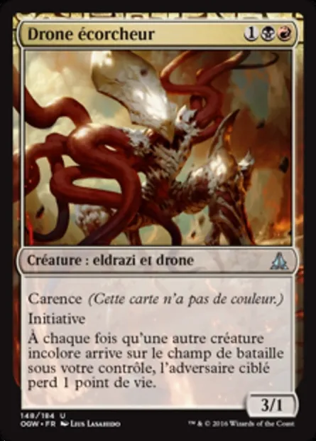 Drone écorcheur, carte Magic OGW 148 — extension Le serment des Sentinelles