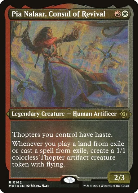 Pia Nalaar, Consul of Revival, Magic card MAT 142 — March of the Machine: The Aftermath set