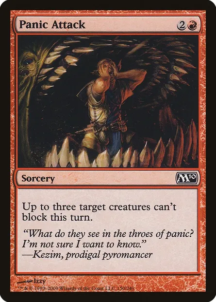 Panic Attack, Magic card M10 150 — Magic 2010 set