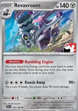Revavroom, Pokémon card PPS 142-3 — Play! Pokémon Prize Pack Series set