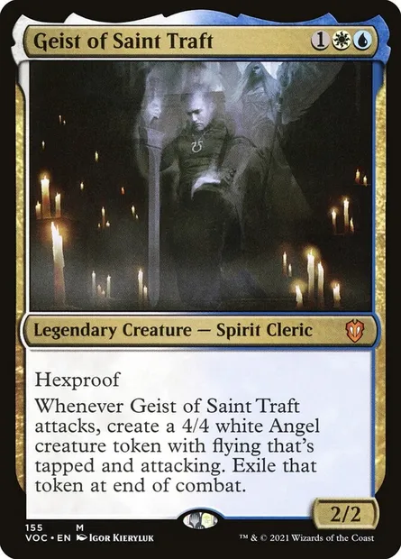 Geist of Saint Traft, Magic card VOC 155 — Crimson Vow Commander set