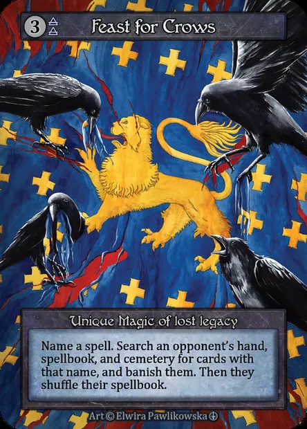 Feast for Crows, carte Sorcery ATH 128 — extension Arthurian Legends