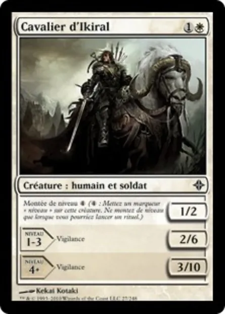 Cavalier d'Ikiral, carte Magic ROE 27 — extension L'ascension des Eldrazi