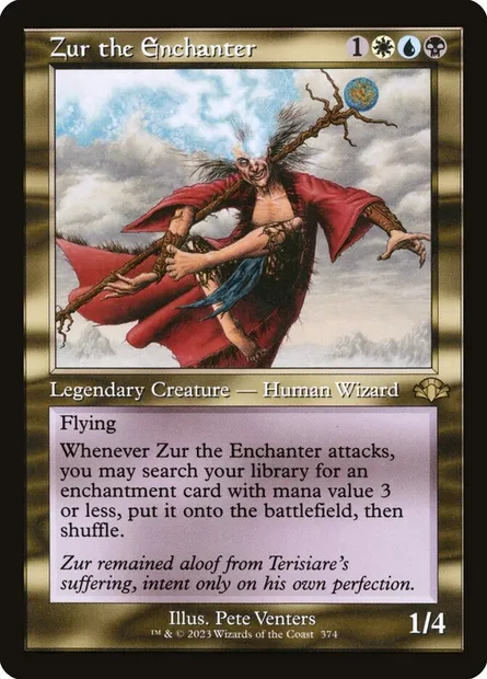 Zur the Enchanter, Magic card DMR 374 — Dominaria Remastered set