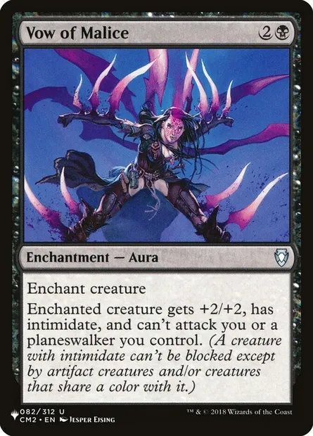 Vœu de malice, carte Magic PLST CM2-82 — extension The List