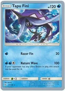Tapu Fini, Pokémon card WCD19 053 — World Championship Decks 2019 set