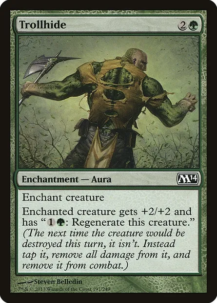 Trollhide, Magic card M14 197 — Magic 2014 set
