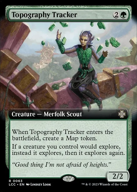 Topography Tracker, Magic card LCC 63 — The Lost Caverns of Ixalan Commander set