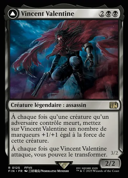 Vincent Valentine // Galian Beast, carte Magic FIN 125 — extension Final Fantasy