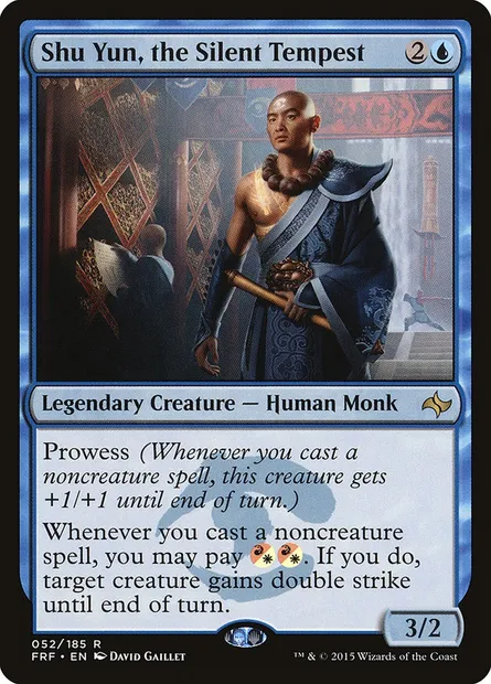 Shu Yun, the Silent Tempest, Magic card FRF 52 — Fate Reforged set