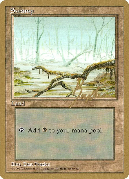 Swamp, Magic card PTC gb372 — Pro Tour Collector Set set