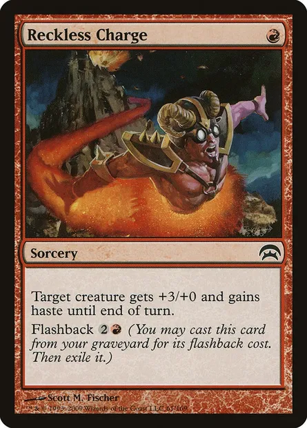Reckless Charge, Magic card HOP 61 — Planechase set
