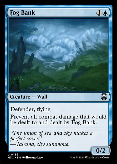 Fog Bank, Magic card M3C 186 — Modern Horizons 3 Commander set