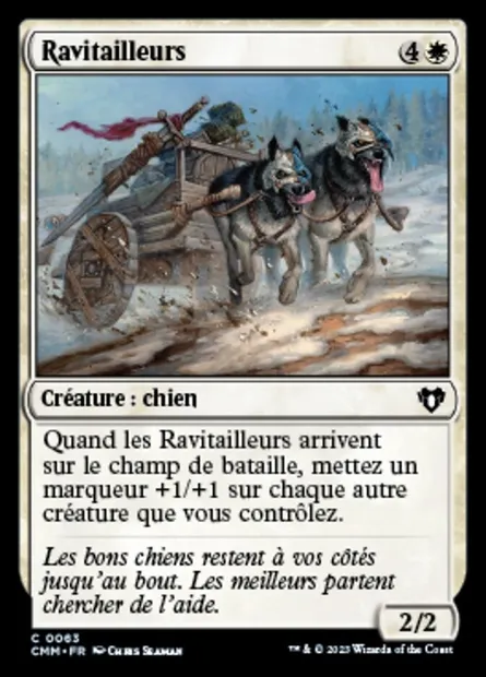 Ravitailleurs, carte Magic CMM 63 — extension Commander Masters