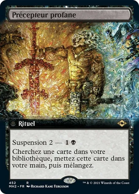 Précepteur profane, carte Magic MH2 452 — extension Horizons du Modern 2