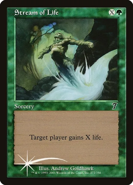 Stream of Life, Magic card 7ED 272★ — Seventh Edition set