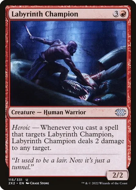 Labyrinth Champion, Magic card 2X2 115 — Double Masters 2022 set