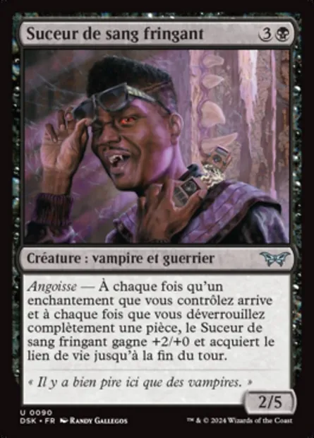 Suceur de sang fringant, carte Magic DSK 90 — extension Duskmourn: House of Horror