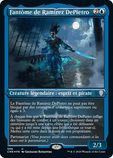 Fantôme de Ramirez DePietro, carte Magic CMR 558 — extension Commander Legends