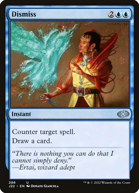 Dismiss, Magic card J22 286 — Jumpstart 2022 set