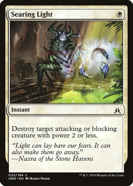 Searing Light, Magic card OGW 33 — Oath of the Gatewatch set