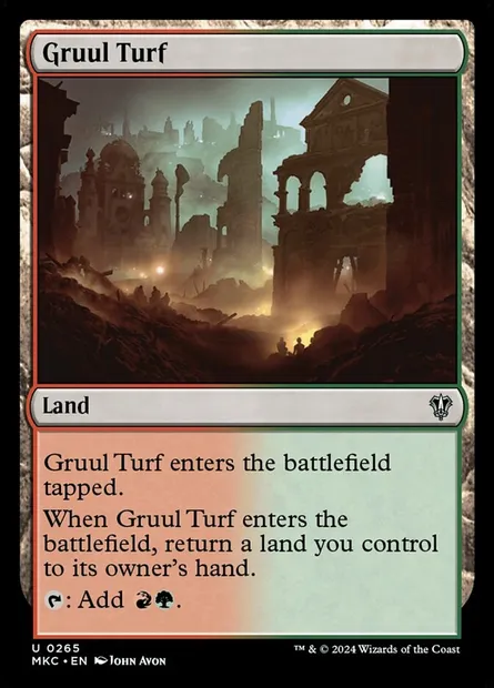 Gruul Turf, Magic card MKC 265 — Murders at Karlov Manor Commander set