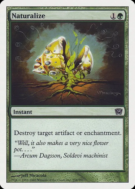 Naturalize, Magic card 9ED 258 — Ninth Edition set