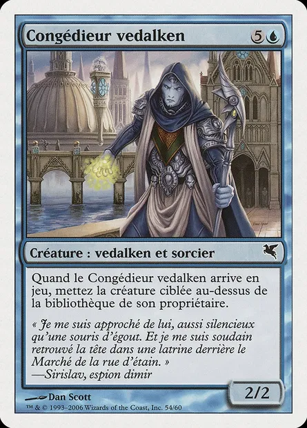Vedalken Dismisser, Magic card PSAL H54 — Salvat 2005 set