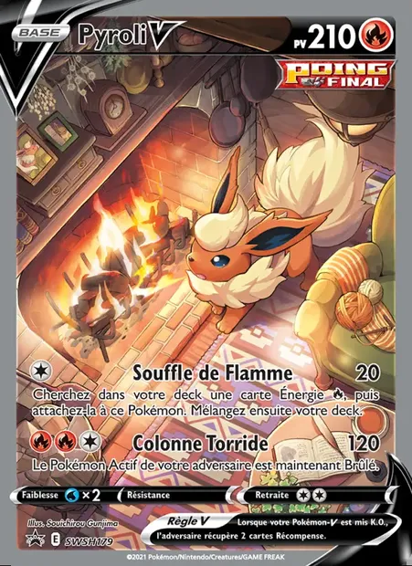 Pyroli V, carte Pokémon SWSH 179 — extension Promo SWSH