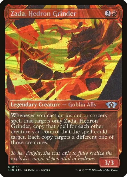 Zada, Hedron Grinder, Magic card MUL 155 — Multiverse Legends set