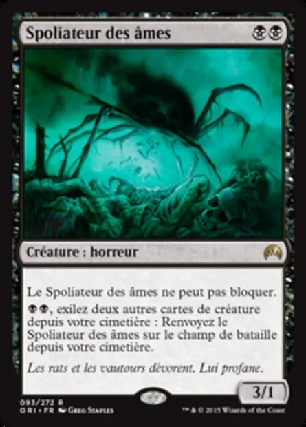 Spoliateur des âmes, carte Magic ORI 93 — extension Magic Origines