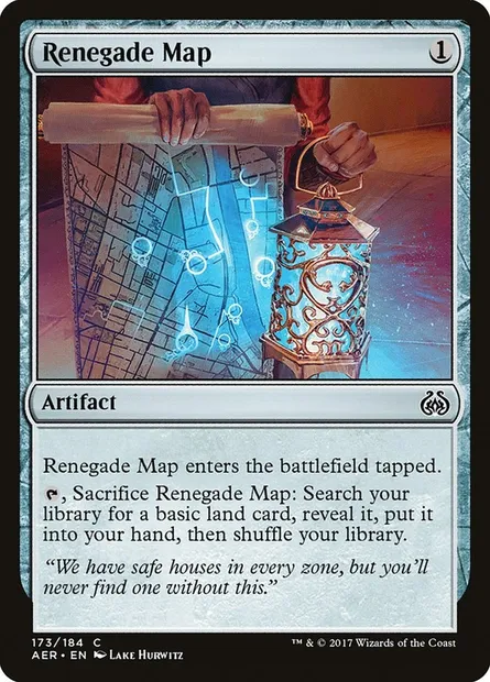 Renegade Map, Magic card AER 173 — Aether Revolt set