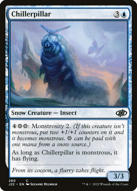 Chillerpillar, Magic card J22 280 — Jumpstart 2022 set