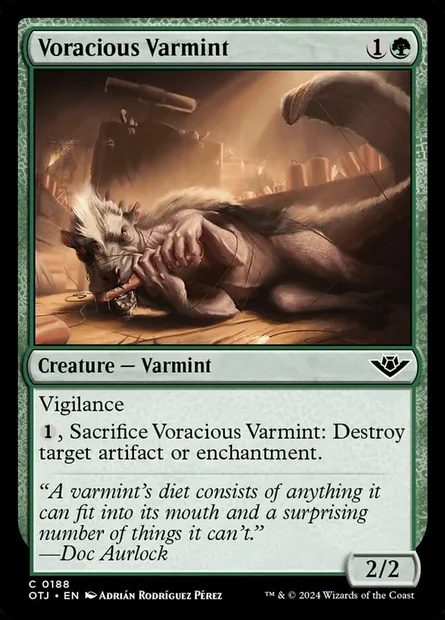 Voracious Varmint, Magic card OTJ 188 — Outlaws of Thunder Junction set