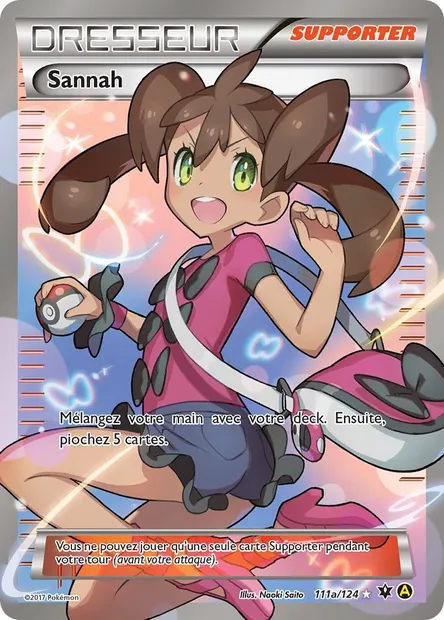 Sannah, carte Pokémon FCO 111a — extension Impact des Destins
