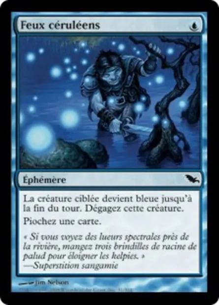 Feux céruléens, carte Magic SHM 31 — extension Sombrelande