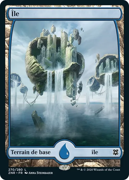Île, carte Magic ZNR 270 — extension Renaissance de Zendikar