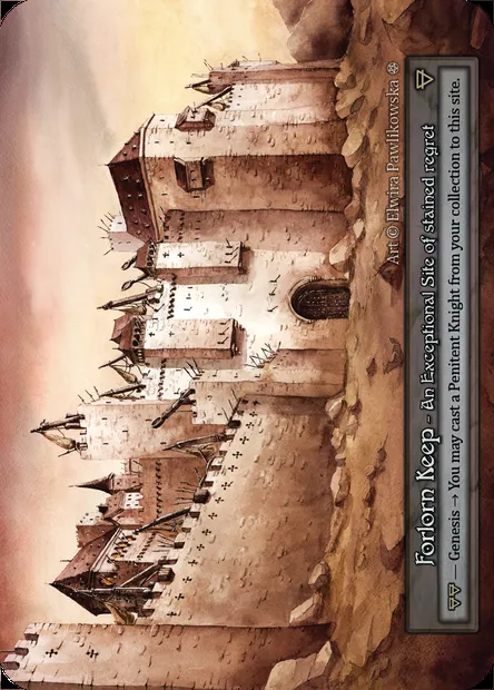 Forlorn Keep, carte Sorcery GOT 387 — extension Gothic