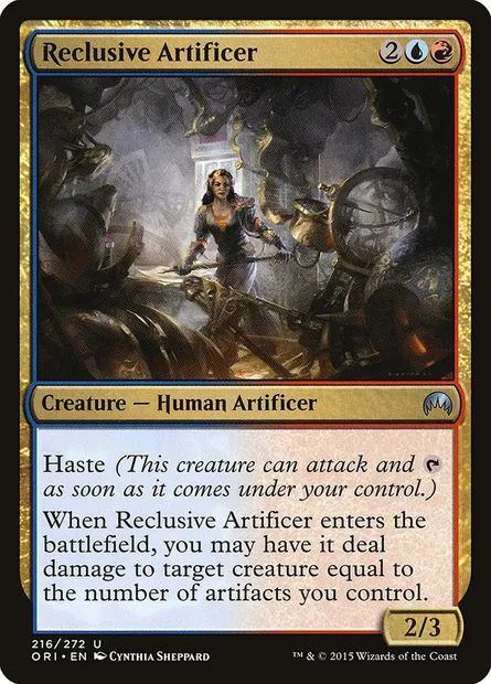 Reclusive Artificer, Magic card ORI 216 — Magic Origins set