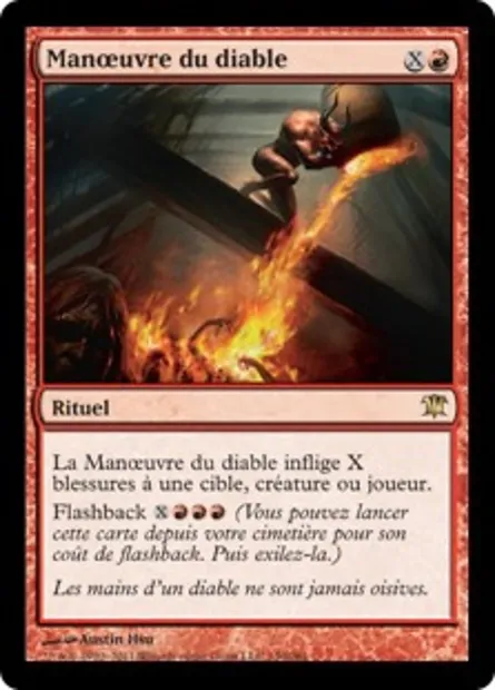 Manœuvre du diable, carte Magic ISD 140 — extension Innistrad