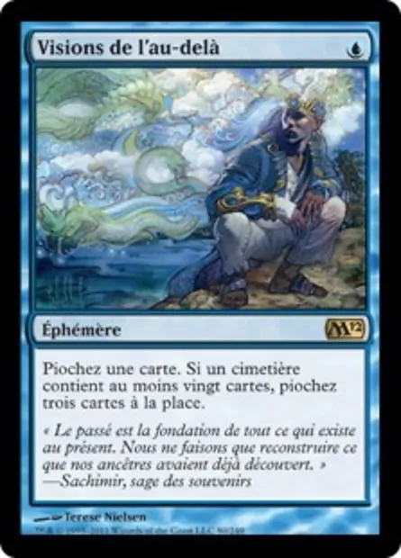 Visions de l'au-delà, carte Magic M12 80 — extension Magic 2012