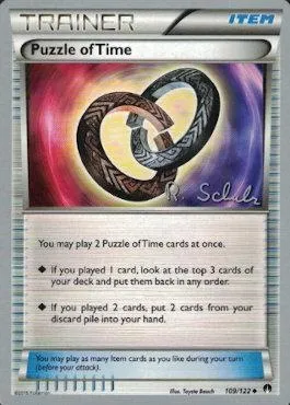 Énigme du Temps, carte Pokémon WCD18 109-3 — extension World Championship Decks 2018