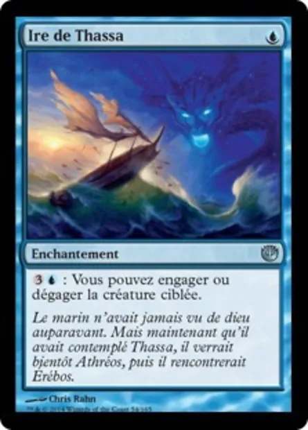 Ire de Thassa, carte Magic JOU 54 — extension Incursion dans Nyx