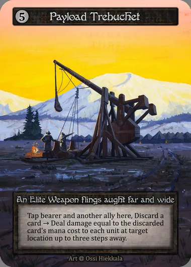 Payload Trebuchet, Sorcery card ALP 323 — Alpha set