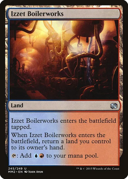 Izzet Boilerworks, Magic card MM2 245 — Modern Masters 2015 set