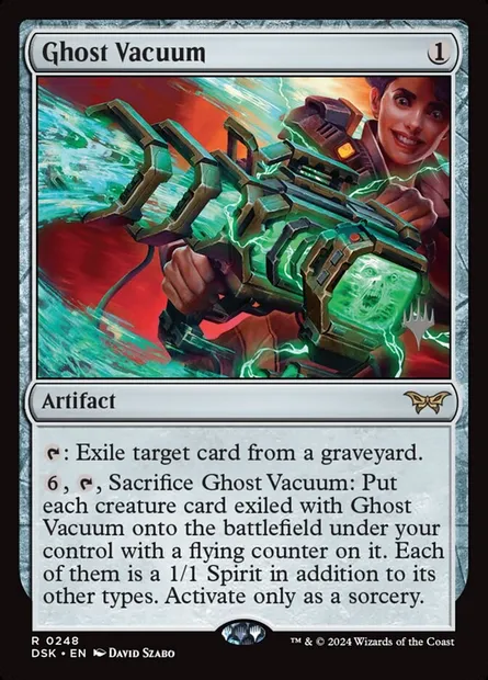 Ghost Vacuum, Magic card PDSK 248p — Duskmourn: House of Horror Promos set
