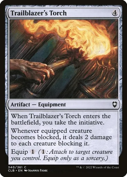 Trailblazer's Torch, Magic card CLB 340 — Commander Legends: Battle for Baldur's Gate set