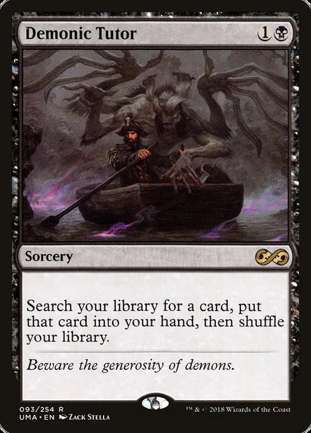 Demonic Tutor, Magic card UMA 93 — Ultimate Masters set