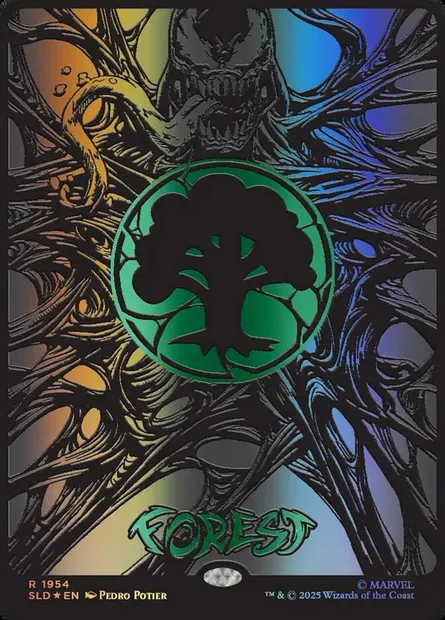 Forest, Magic card SLD 1954 — Secret Lair Drop set